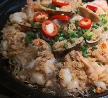 Steamed Garlic Shrimp