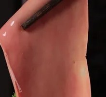 Sliced Pork Kidney with Big Knife