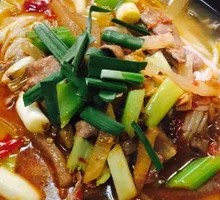 Pickled Chili Pork Liver Hot Pot Rice Noodles