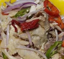 Spicy麻 Chicken with Rice Noodles