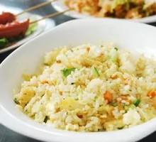 Potato and Pork Fried Rice