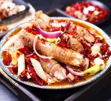 Stewed Shrimp Tails in Oil