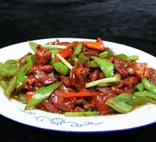 Spicy Pepper and Pig Intestines