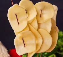 Potato Slice Skewers