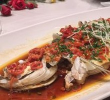Steamed Fresh Snakehead Fish with Chopped Pepper