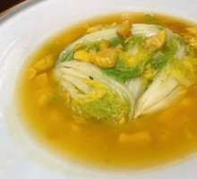 Braised Chestnuts with Baby Bok Choy