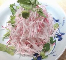 Cold-Mixed Radish Strips