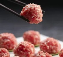 Hand-Pressed Cilantro Lamb Meatballs