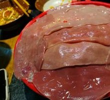 Sliced Pork Kidney with Big Knife