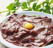 Slippery Egg with Beef Liver