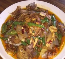 Pork Rib and Spicy Sliced Pork Stir-fry