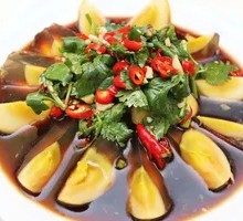 Green Pepper and Century Egg