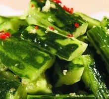 Garlic-Pressed Cucumber