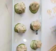 Pork Meatballs with Cilantro and Pickled Mustard Greens