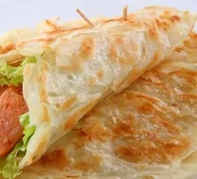 Grilled Sausage Hand-Torn Pancake