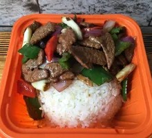Pork Liver Rice Bowl