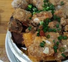 Steamed Pork Ribs with Rice Flour