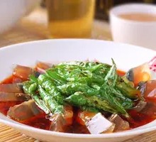 Green Pepper and Century Egg