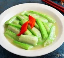 Stir-Fried Loofah