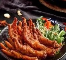Braised Chicken Feet with Tiger Skin