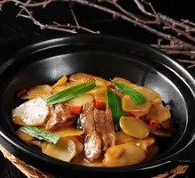 Preserved Meat and Potato Slices
