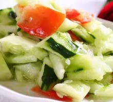 Garlic Cucumber Salad
