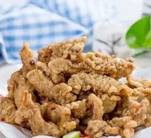 Fried Goose Meat with Crispy Texture