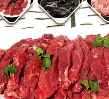 Fresh Beef Shank with Fork and Knife