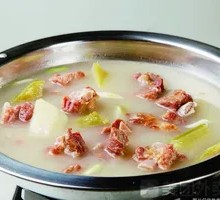 Lotus Root Stewed with Preserved Pork Ribs