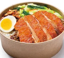 Pan-Seared Crispy Chicken Leg Rice