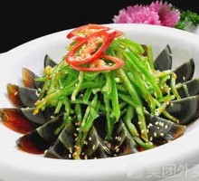 Green Pepper Cold Noodles with Egg
