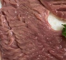 Sliced Pork Kidney with Big Knife