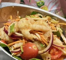 Bangkok Street Papaya Salad with Chicken Feet