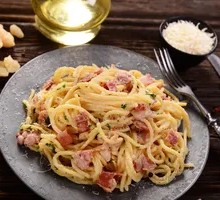 Bacon Cream Pasta