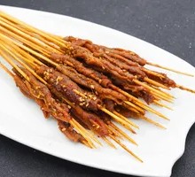Skewered Duck Intestines