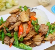 Spicy Pork Fried Rice Bowl