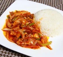 Squid Tentacle Rice Bowl