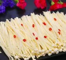 Grilled Enoki Mushrooms