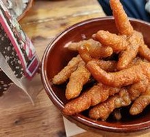 Braised Chicken Feet with Tiger Skin
