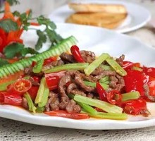 Pickled Chili Beef Strips