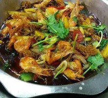 Spicy Squid and Shrimp Stir-fry