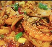 Spicy Squid in Dry Pot