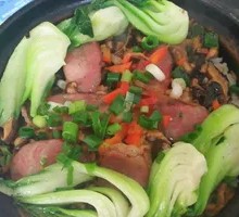 Winter Mushroom,腊肠, Chicken Nutritious Soup