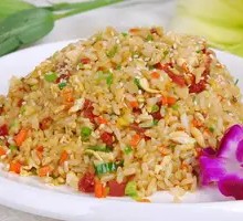 Preserved Meat and Ham Fried Rice