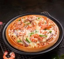 Basil Seafood Pizza