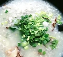 Shiitake Fish Rice Porridge
