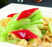 Stir-Fried Fresh Sponge Gourd