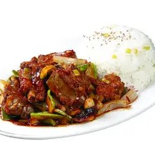 Braised Pork Ribs Rice Bowl