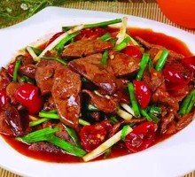 Pickled Chili Pork Liver Rice