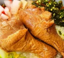Chicken Wing and Duck Leg Rice Combo
